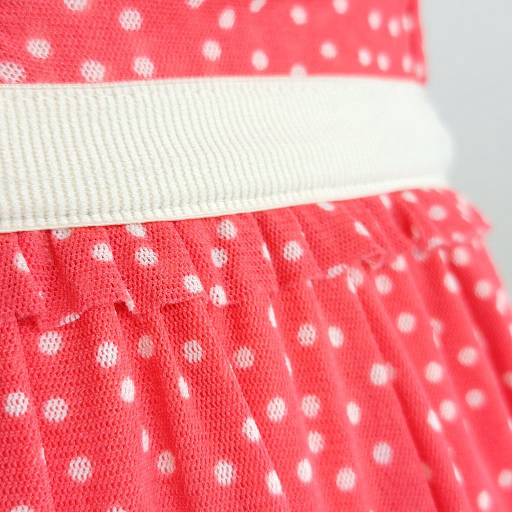 Postmark Anthropologie Sleeveless Polka Dot Mini Dress Smocked Fit & Flare XS - Picture 7 of 13
